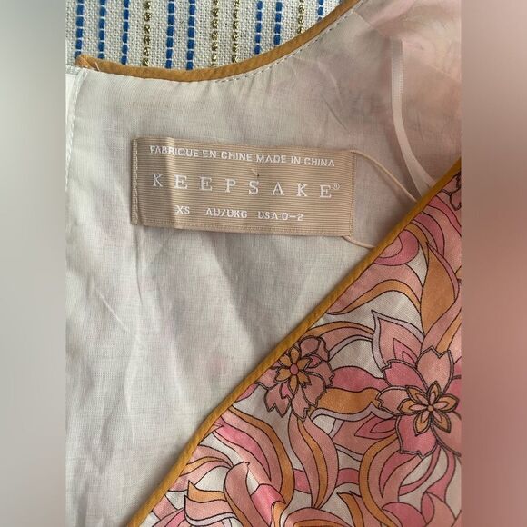 Keepsake the label long sleeve V neck crop top size XS - Picture 8 of 16